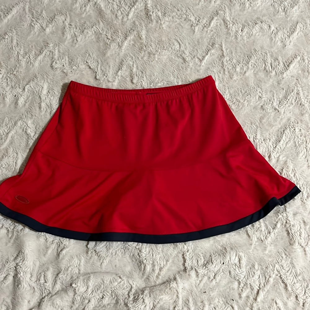 Bolle Red With Grey Trim Skort Size  Small